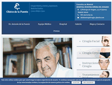 Tablet Screenshot of clinicadelafuente.es